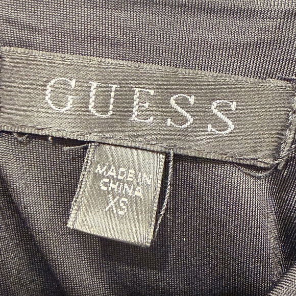 Guess Chic Black Dress with Silver Accents - Picture 10 of 10